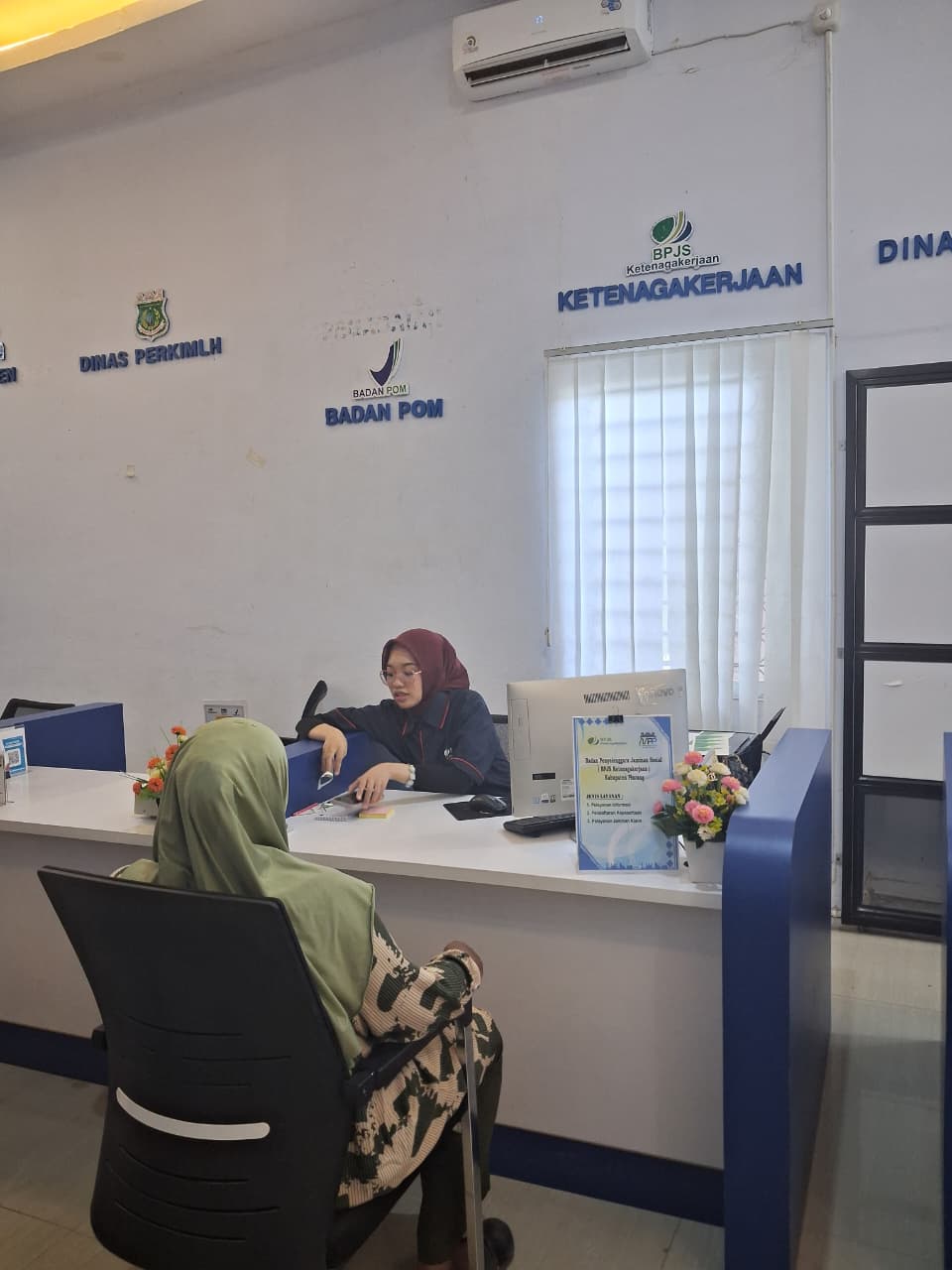 foto Layanan BPJS Ketenagakerjaan di Mal Pelayanan Publik Pinrang Berjalan Optimal
